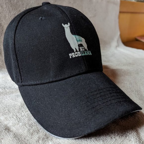 NEW – “No Probllama” Peaked Baseball Cap - Picture 2 of 7